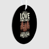 Dennenappelboom Grappige Plant Bergbos Ornament (voorkant)