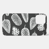  dennenappels, botanisch krijtbord. Case-Mate iPhone case (Achterkant (horizontaal))