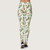 dennenappels en stekken botanisch leggings (Achterkant)