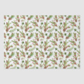 dennenappels en stekken botanisch tissuepapier (Voorkant)