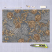 Dennenappels en takken tissuepapier (Craft)