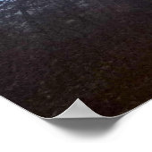 Dennenbomen in de Mist Poster (Hoek)