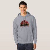 Dennenbomen in het bos hoodie (Voorkant volledig)