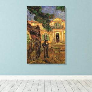 Dennenbomen in Saint-Paul door Vincent van Gogh Canvas Afdruk