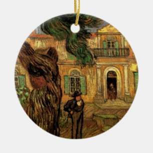 Dennenbomen in Saint-Paul door Vincent van Gogh Keramisch Ornament