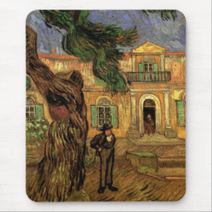 Dennenbomen in Saint-Paul door Vincent van Gogh Muismat