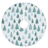Dennenbomen Patroon Vakantiedecoratie Kerstboom Rok (Voorkant)