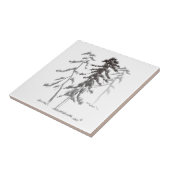 Dennenbomen Tegeltje (Zijkant)