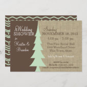 dennenboom-bos-Vrijgezellenfeest Kaart (Voorkant / Achterkant)