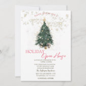 Dennenboom,Cadeaus,Sterren Open Huis Kaart (Voorkant)