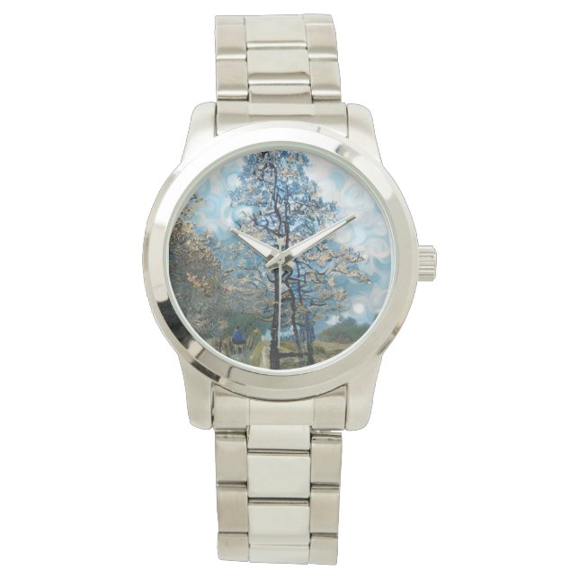 DENNENBOOM HORLOGE (Voorkant)
