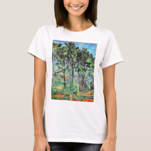 Dennenboom met Viaduct van Paul Cezanne, Vintage K T-shirt