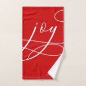 dennenboom Minimale Kerstvreugde Kerstmis Bad Handdoek (Handdoek)