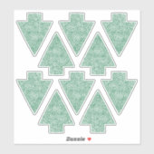 Dennenboom Sticker (Vel)