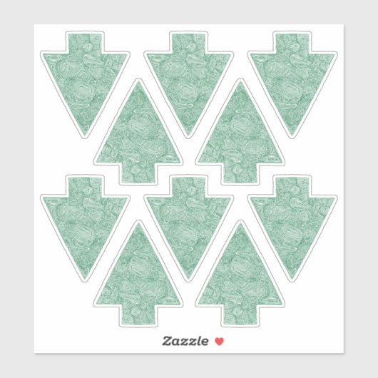 Dennenboom Sticker (Vel)