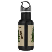dennenboom waterfles (Achterkant)