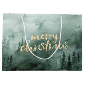 Dennenboomtakken, Sneeuw  Groot Cadeauzakje (Achterkant)