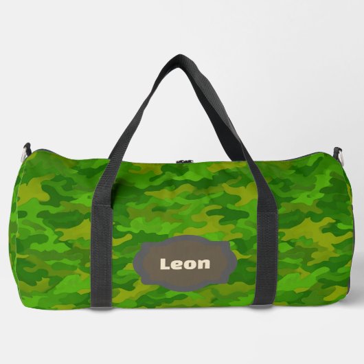 Dennenbos camouflage plunjezak (Voorkant)