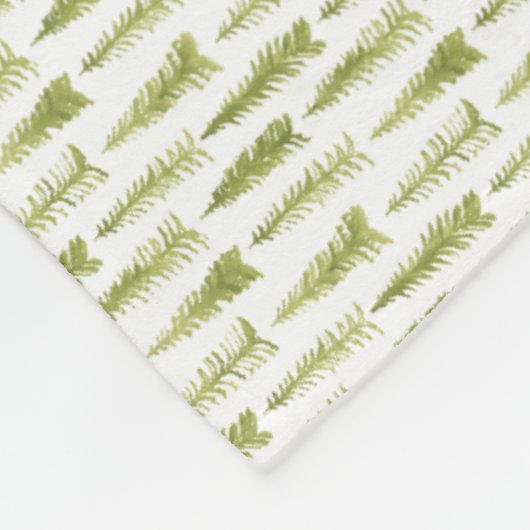 Dennenbos Fleece Deken (Hoek)