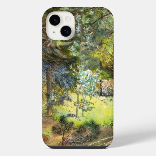 Dennenbos iPhone Hoesje (Achterkant)