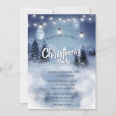 Dennenbos,Landschap,Lichten Kerstfeest Kaart (Voorkant)