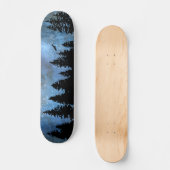 Dennenbos Nacht Persoonlijk Skateboard (Voorkant)