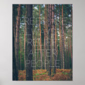 Dennenbos Poster (Voorkant)