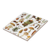  dennenbos schatten naadloos patroon tegeltje (Zijkant)