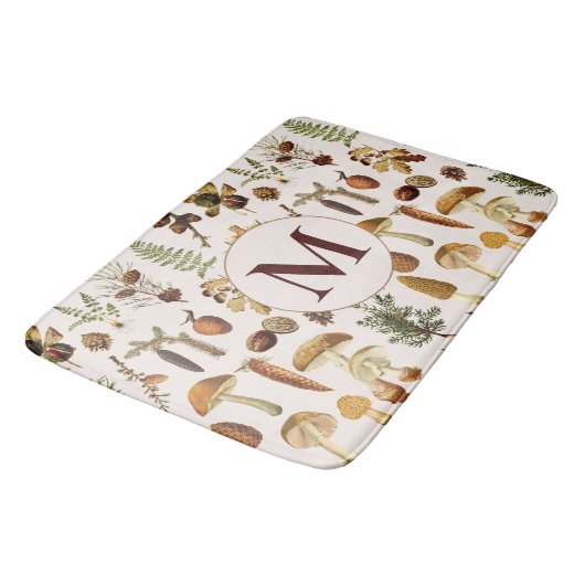 dennenbos schatten patroon badmat (Gekanteld)