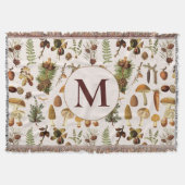  dennenbos schatten patroon deken (Voorkant)