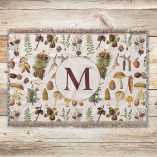  dennenbos schatten patroon deken