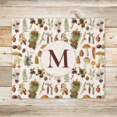  dennenbos schatten patroon fleece deken