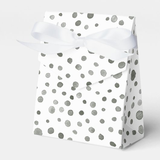 Dennenconfetti Aquarel Stippen Favorietendoosje Bedankdoosjes (Voorkant Zijde)