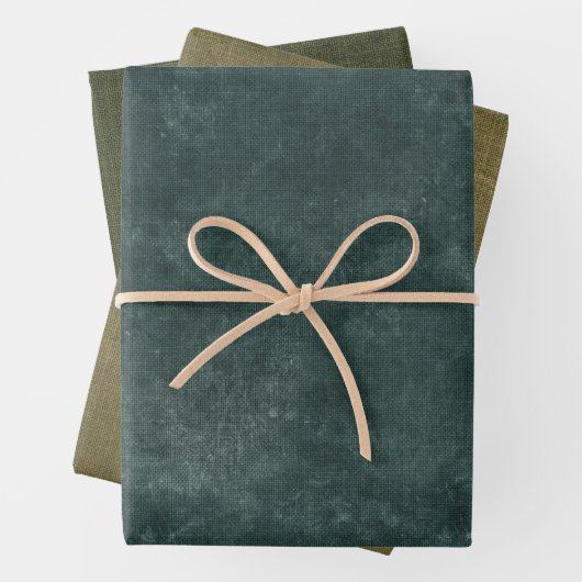dennengroene olijf inpakpapier vel (In situ)
