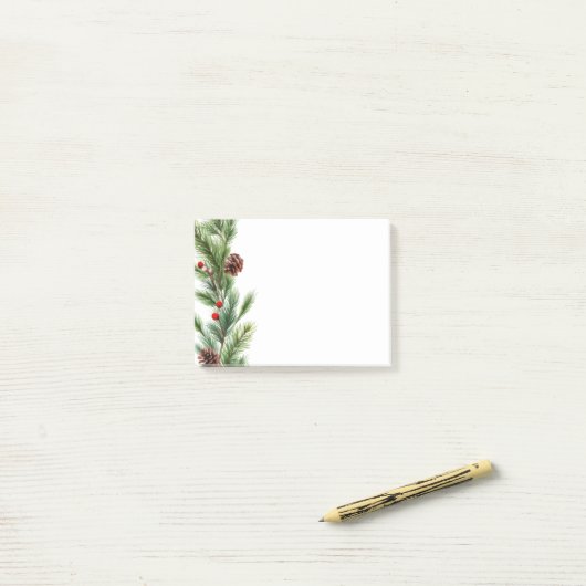 Dennenkrans Post-it-Notes Post-it® Notes (Op bureau)