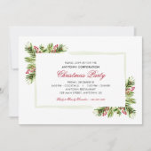 dennennaalden | Zakelijke feestdag Kerstfeest Kaart (Voorkant)