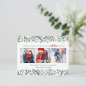 Dennentakjes | Briefkaart | Kerstkaart Fotografa (Staand voorkant)