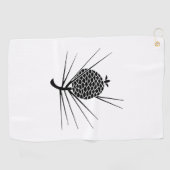 Dennenzak met naalden golfhanddoek (Horizontaal)