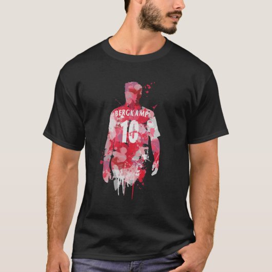 Dennis Bergkamp Art Classic T-Shirt (Voorkant)