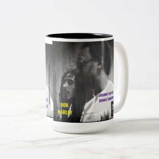 DENNIS & BOB Two-Tone Mok, 15 oz Tweekleurige Koffiemok (Voorkant rechts)