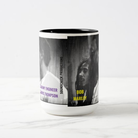 DENNIS & BOB Two-Tone Mok, 15 oz Tweekleurige Koffiemok (Center)