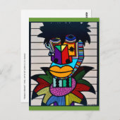 "Dennis Brown" van Ruchell Alexander Briefkaart (Voorkant / Achterkant)