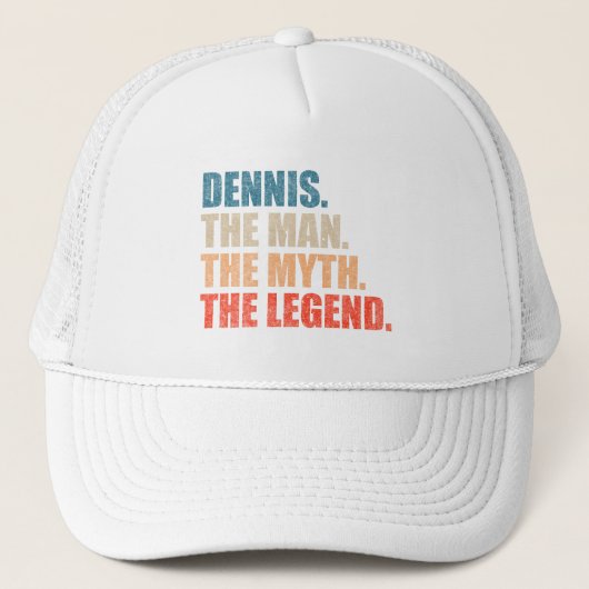 Dennis De Man De Mythe De Legende Trucker Pet (Voorkant)