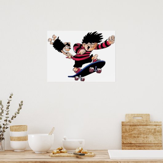 Dennis en gnasher poster (Keuken)
