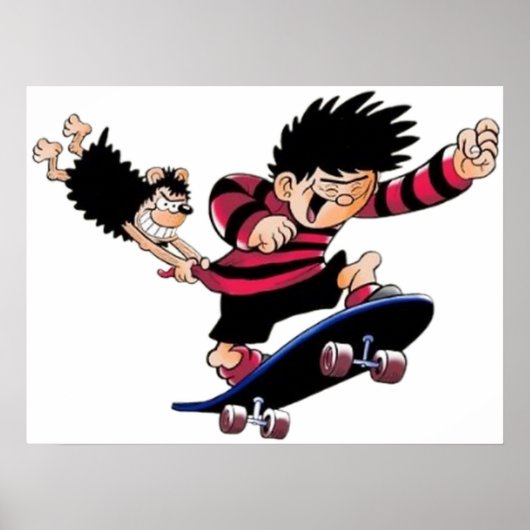 Dennis en gnasher poster (Voorkant)