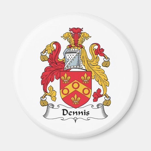 Dennis Family Crest Magneet (Voorkant)