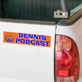 Dennis heeft een podcast - de Bumpersticker, het S Bumpersticker (Op Truck)