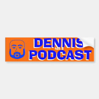 Dennis heeft een podcast - de Bumpersticker, het S Bumpersticker