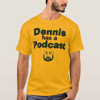 Dennis heeft een podcast - Oranje T-shirt