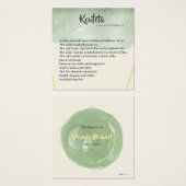 Dennis Koufeta Kaart (Voorkant /achterkant)